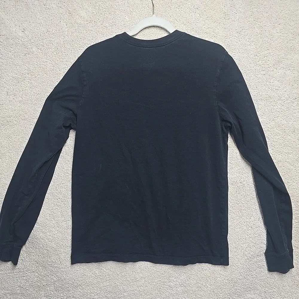 Jordan Mens Medium Black Paris‎ Saint Germain Soccer long sleeve t-shirt EUC